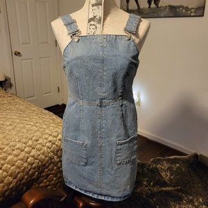 Asos Denim Overall Skirt